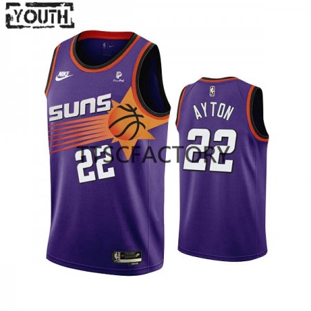 Maillot Basket Phoenix Suns DeAndre Ayton 22 Nike 2022-23 Classic Edition Violet Swingman - Enfant